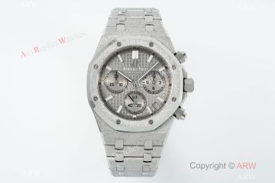 APS Factory Audemars Piguet Royal Oak 41mm Calibre 4401 Movement Grey Face WG Band Watch